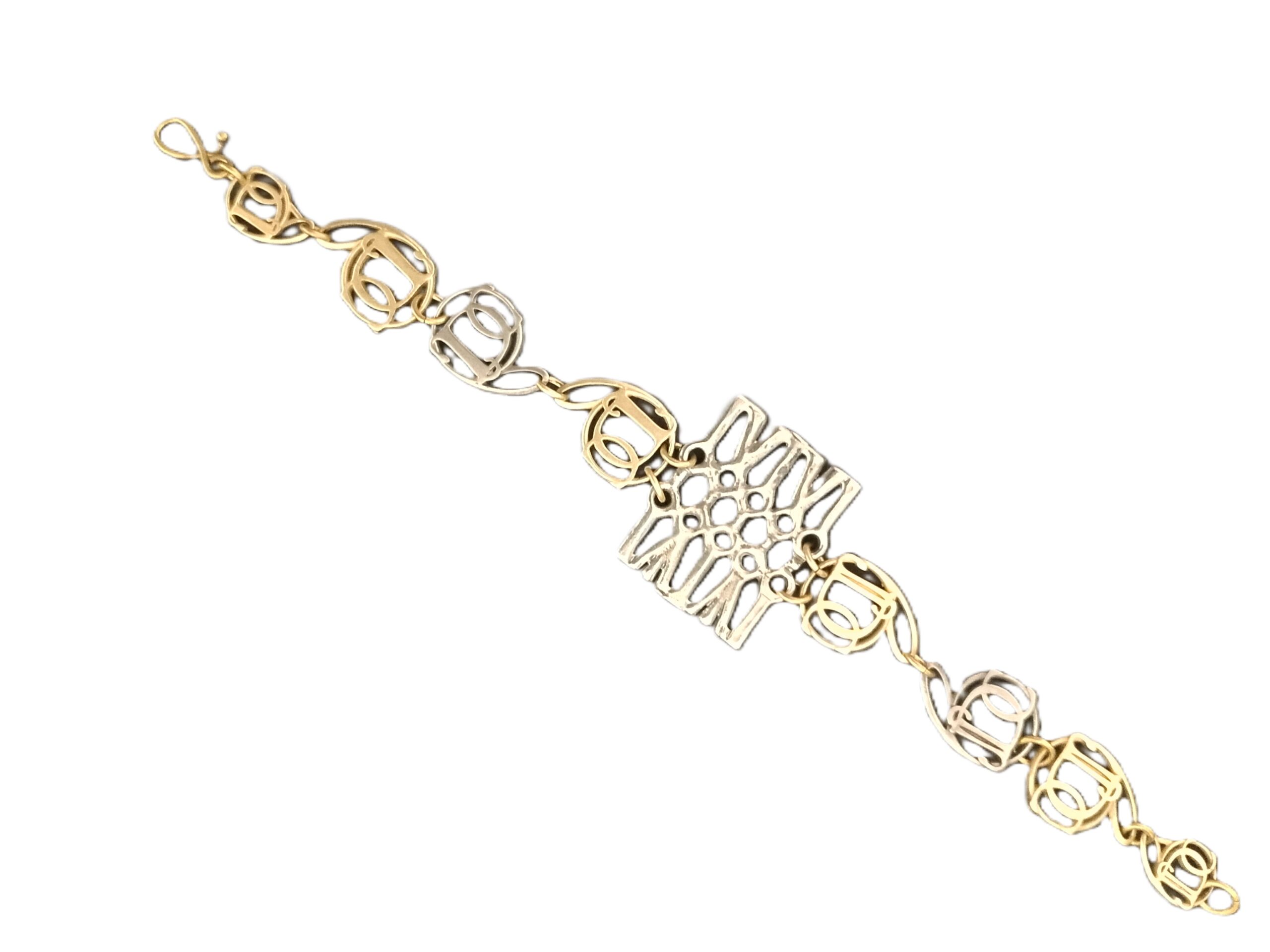 Bracciale Intreccio SDC | Gioiello d'Autore con Logo Integrato – SDC di Stefania Di Carlantonio - immagine 2